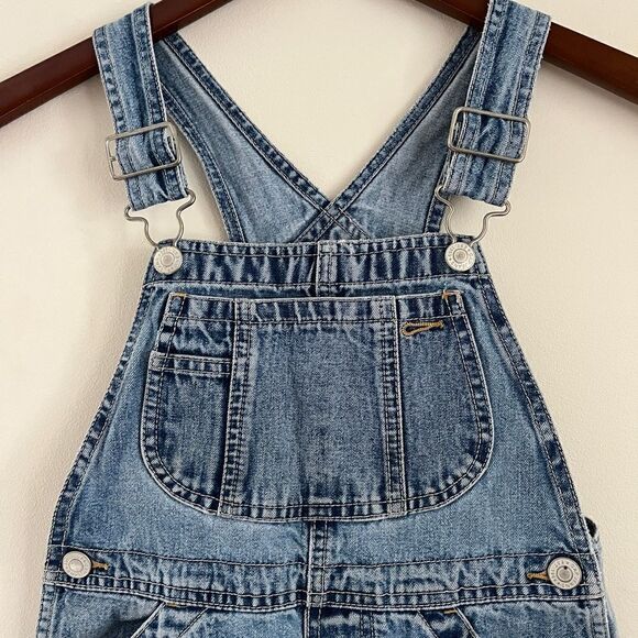 GAP Denim Overall Shorts | Size 5/6 - Picture 3 of 7
